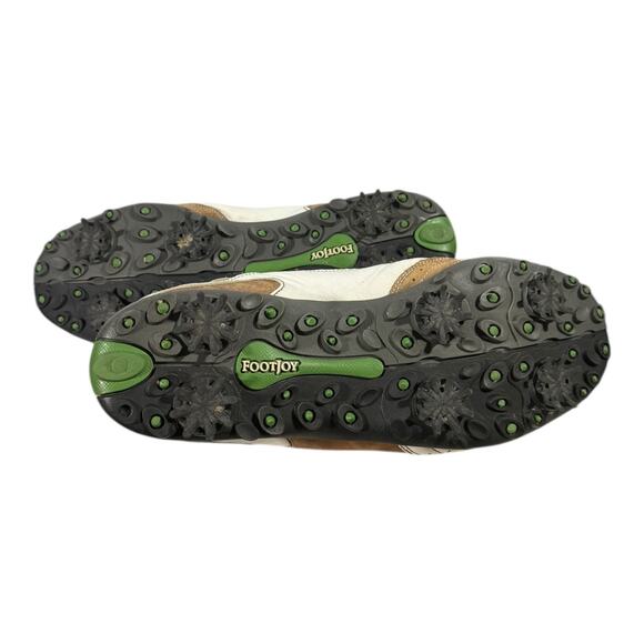 FootJoy Womens LoPro Collection Golf Shoes Soft Spikes Brown White 97114 Sz 9.5M - Picture 8 of 8